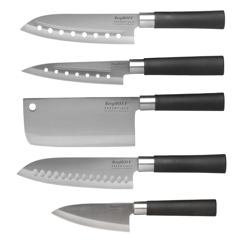 BergHOFF International Essentials 5 Piece Assorted Knife Set Wayfair